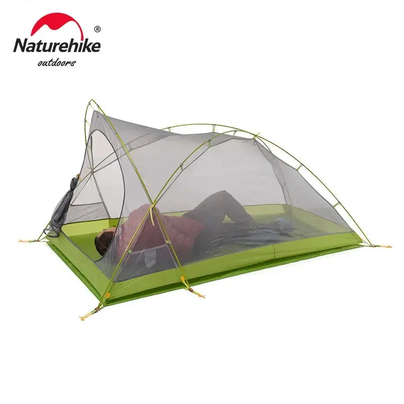 Naturehike Cirrus Ultralight Tent: 2-Person Camping and Hiking Tent | Lightweight Backpacking Tent for Beach Adventures | Includes Footprint