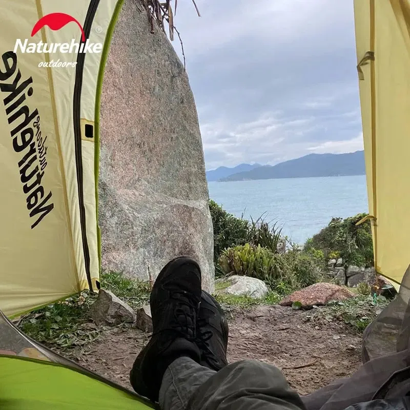 Naturehike Cirrus Ultralight Tent: 2-Person Camping and Hiking Tent | Lightweight Backpacking Tent for Beach Adventures | Includes Footprint