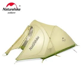 Naturehike Cirrus Ultralight Tent: 2-Person Camping and Hiking Tent | Lightweight Backpacking Tent for Beach Adventures | Includes Footprint