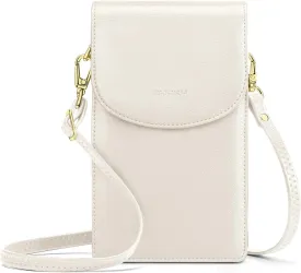 nuoku Crossbody Phone Bag for Women, Mini Crossbody Purse, Small Phone Wallet Crossbody with Removable Card Holder