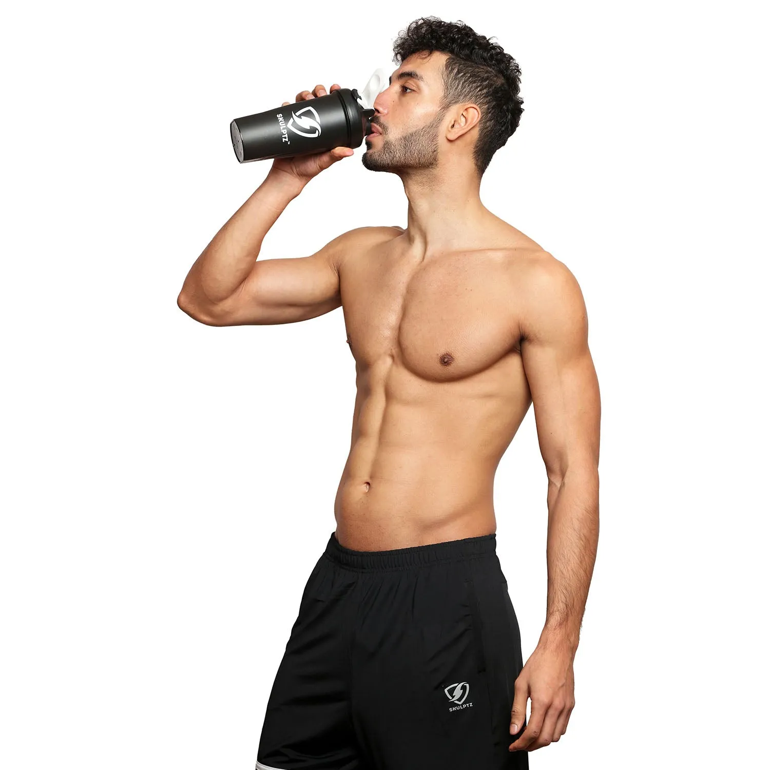 Oasis Series Shaker With Steel Mixer (Black)