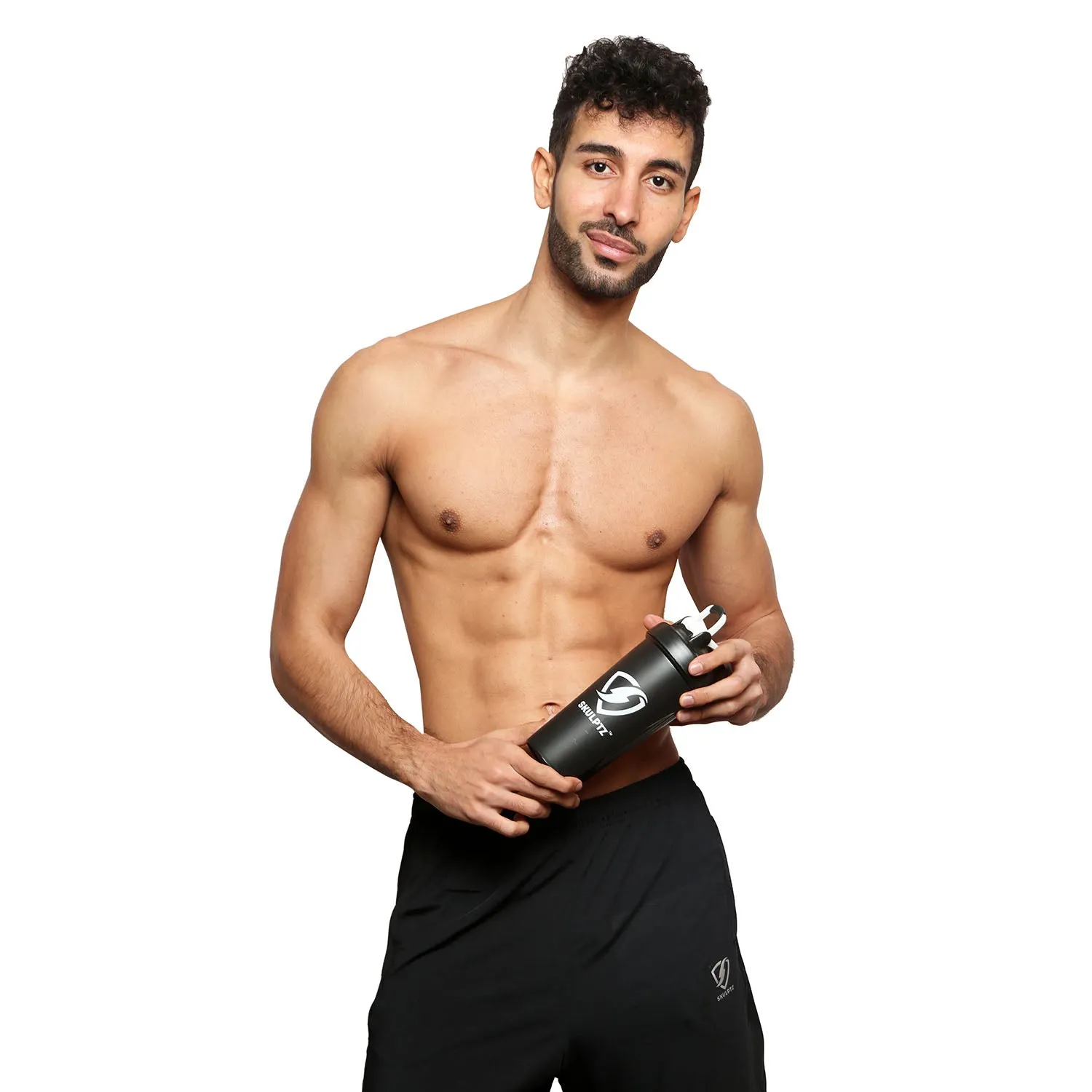 Oasis Series Shaker With Steel Mixer (Black)