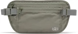 Pander Unisex RFID Anti Theft Waist Pouch Money Belt for Travel, Blocking Hidden Wallet Belt Bag for Women, Protects Your Valuables and Data. (Grey Sage)