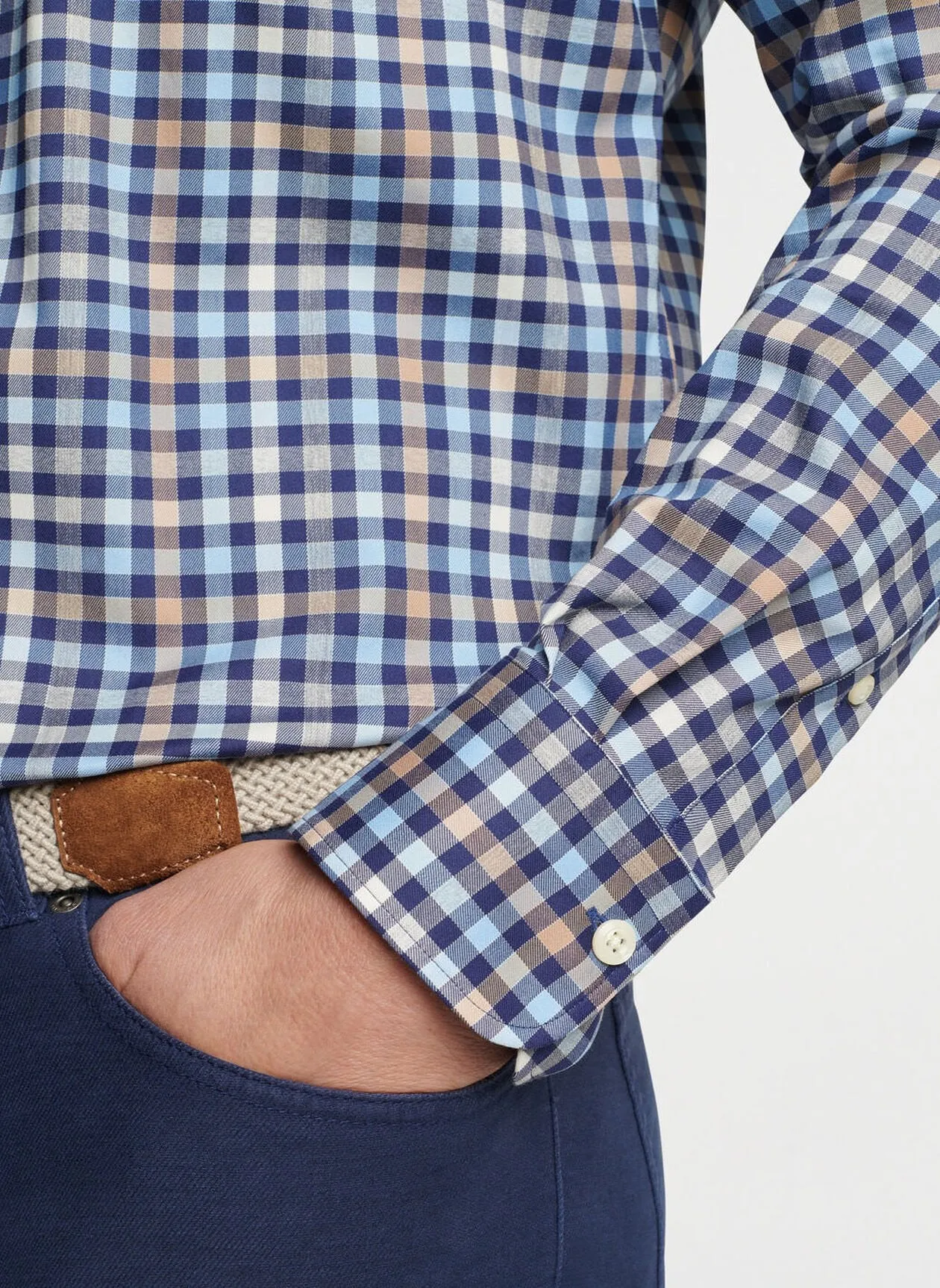 Peter Millar Chambly Crown Lite Cotton-Stretch Sport Shirt