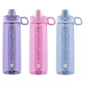 Pogo - Tritan Water Bottles, 3-Pack (Assorted Colors) - 32 Oz