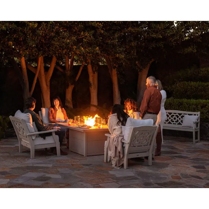 Polywood Outdoor Chinoiserie Deep Seating Club Chair
