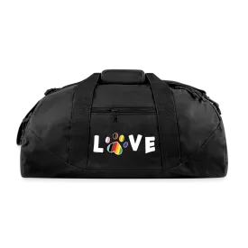 Pride Love Recycled Duffel Bag