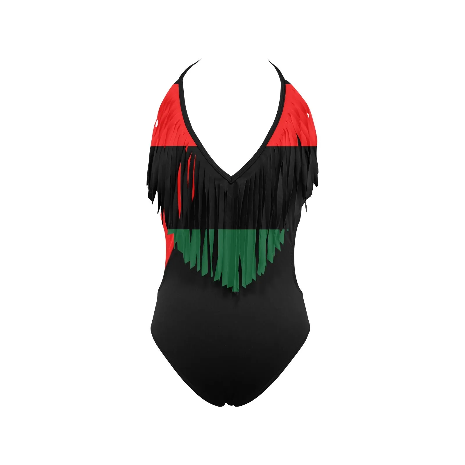 RBG Women's Fringe Swimsuit (Model S32)