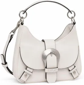 Replay Ladies Faux Leather Shoulder Bag, Dirty White 002, Einheitsgre