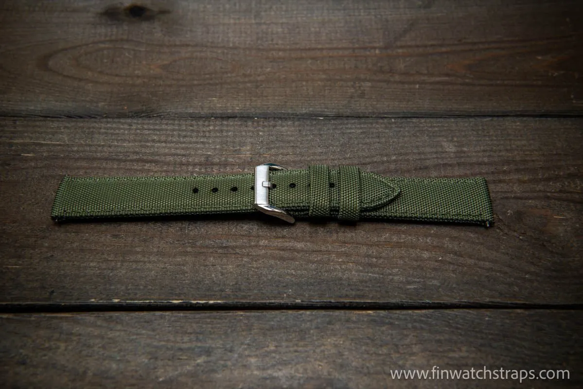 Sailcloth waterproof watch strap.