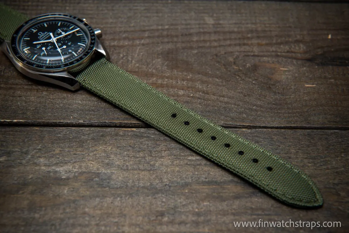 Sailcloth waterproof watch strap.
