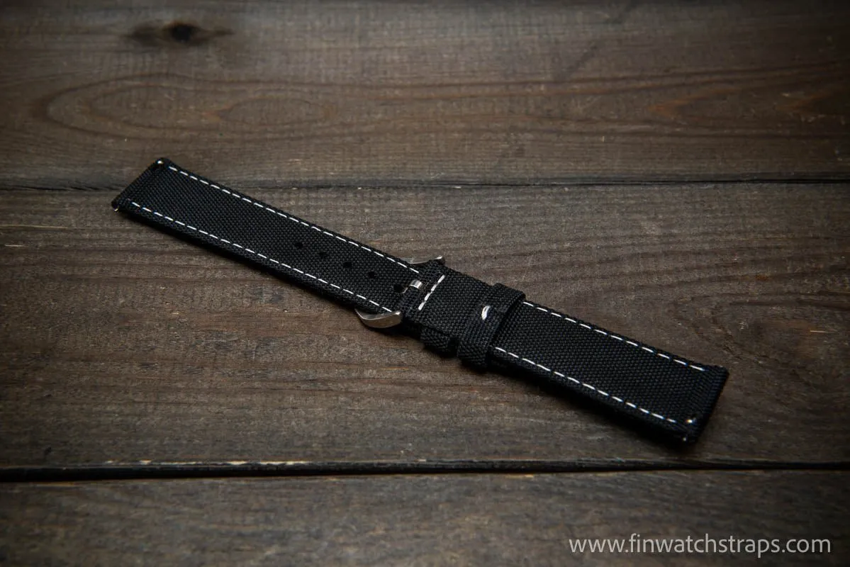 Sailcloth waterproof watch strap.