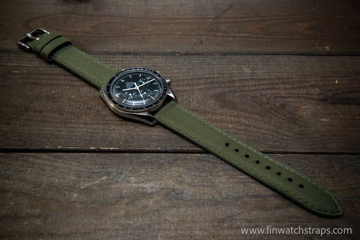 Sailcloth waterproof watch strap.