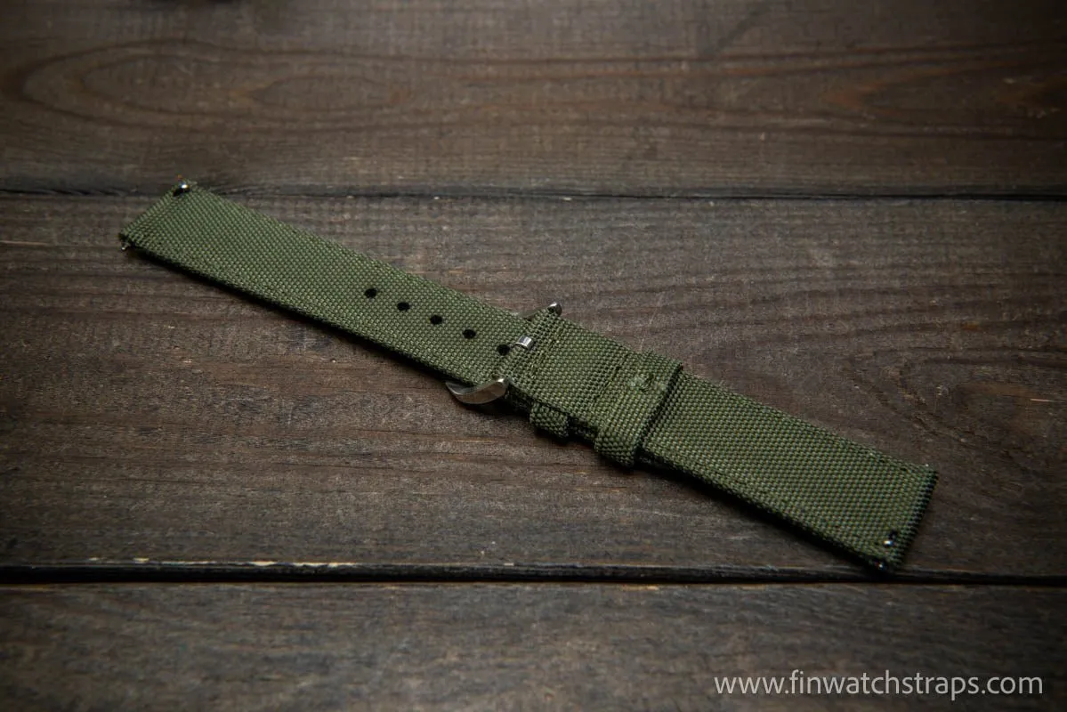 Sailcloth waterproof watch strap.