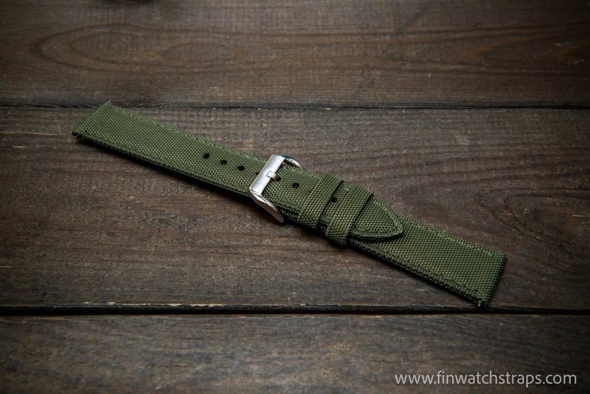 Sailcloth waterproof watch strap.
