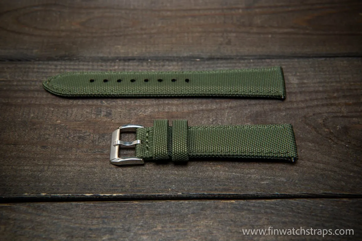 Sailcloth waterproof watch strap.