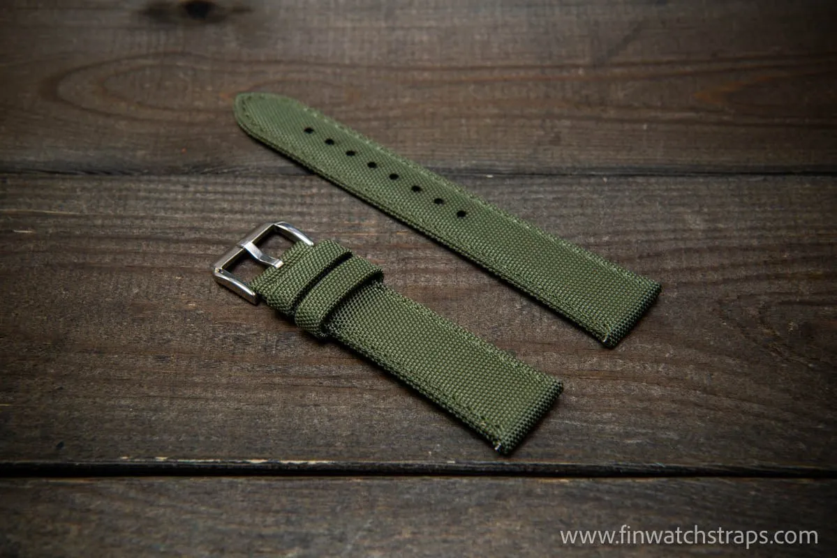 Sailcloth waterproof watch strap.