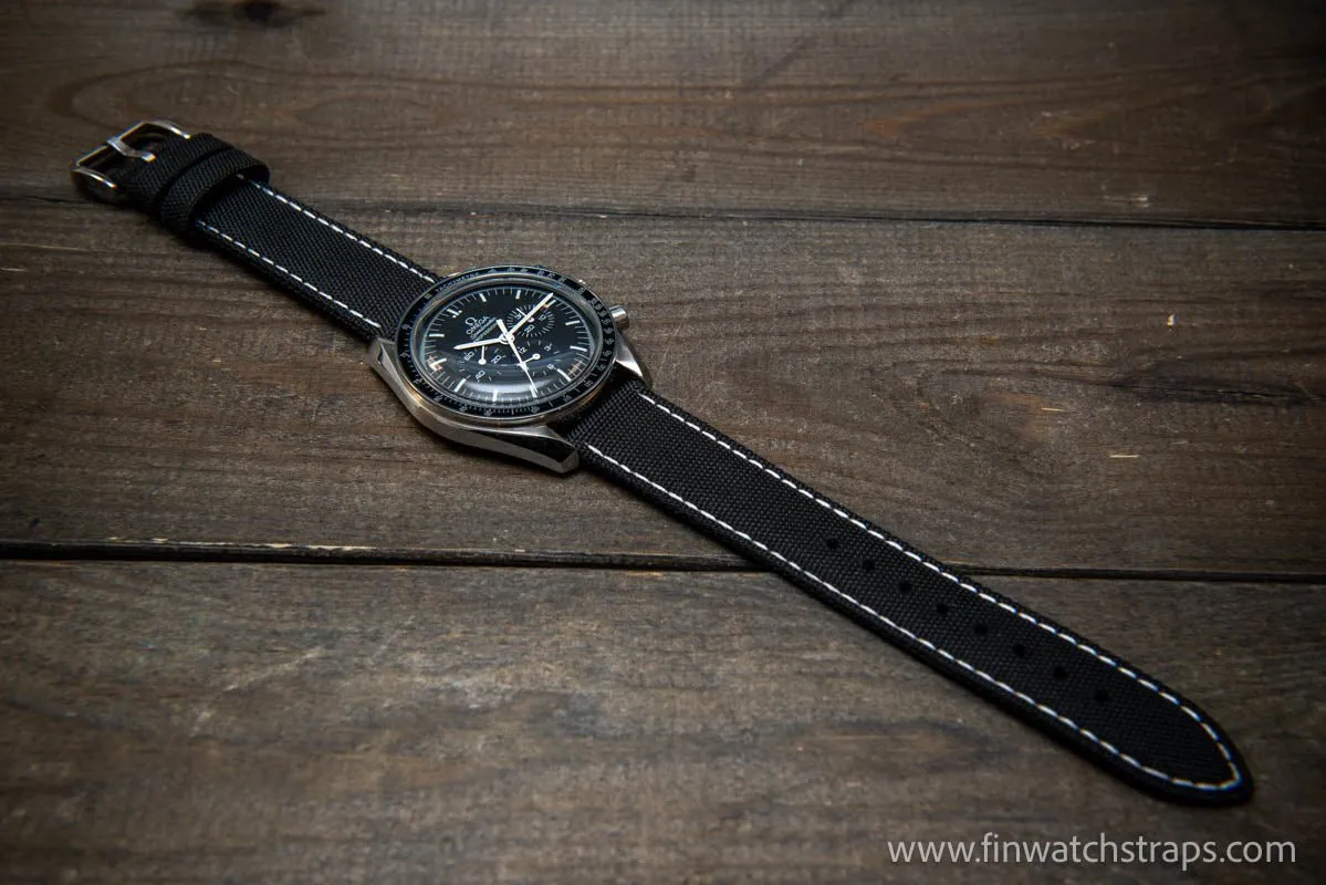 Sailcloth waterproof watch strap.