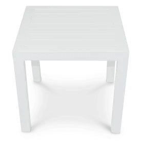 San Sebastian Side Table in Arctic White