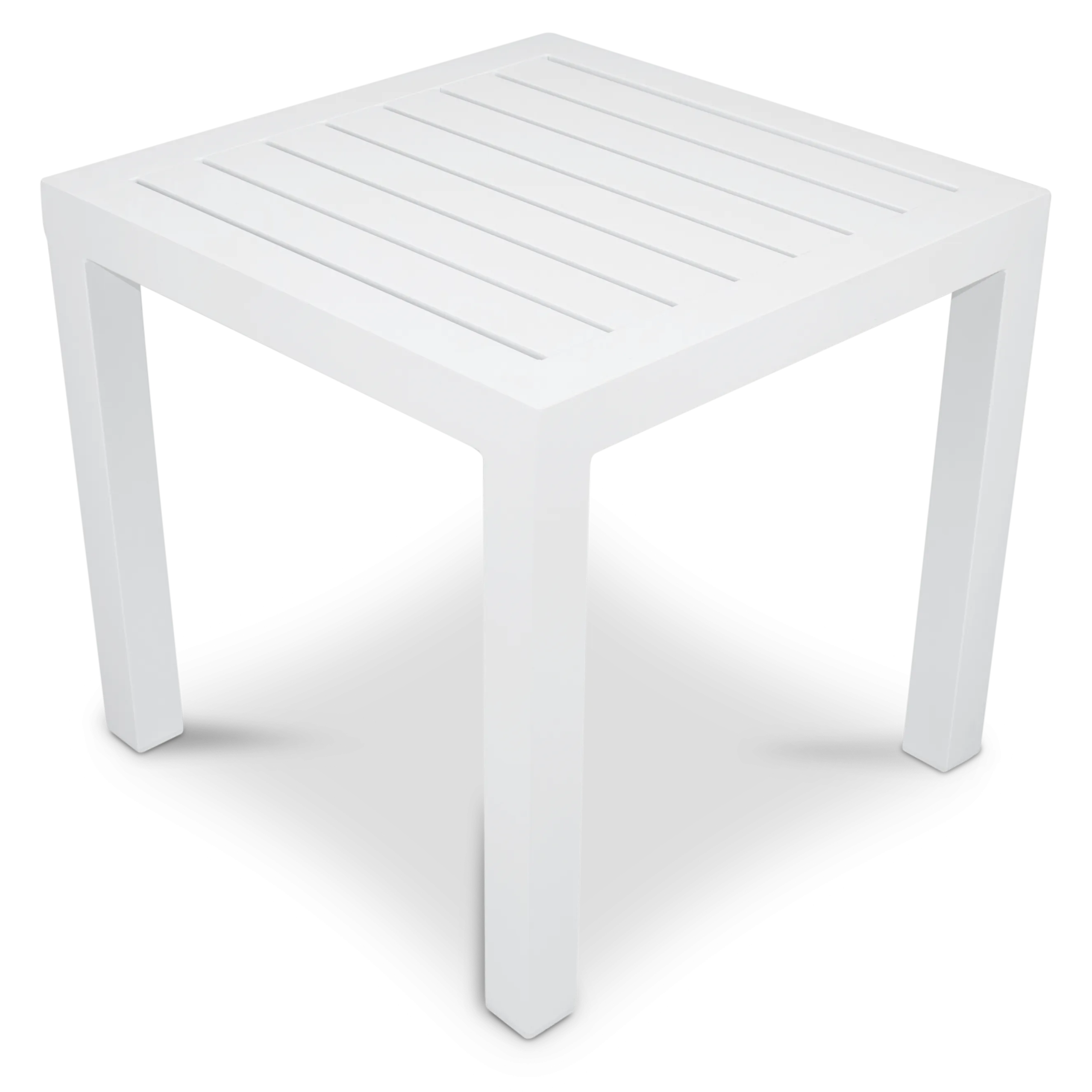San Sebastian Side Table in Arctic White
