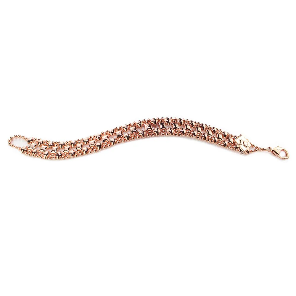 SG Liquid Metal MINI-A-RG Rose Gold Finish Bracelet by Sergio Gutierrez