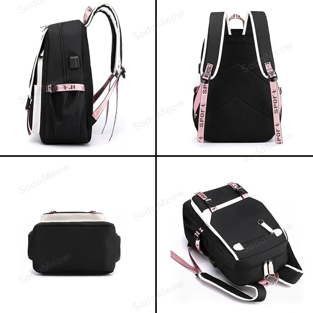 Solo Leveling Backpack Men Women Unisex Sung Jinwoo Rucksack Igris Anime Backpacks (B02-)