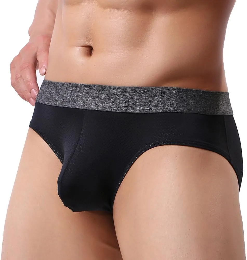 Summer Code Mens Micro Mesh Briefs Comfortable Bulge Pouch Underwear