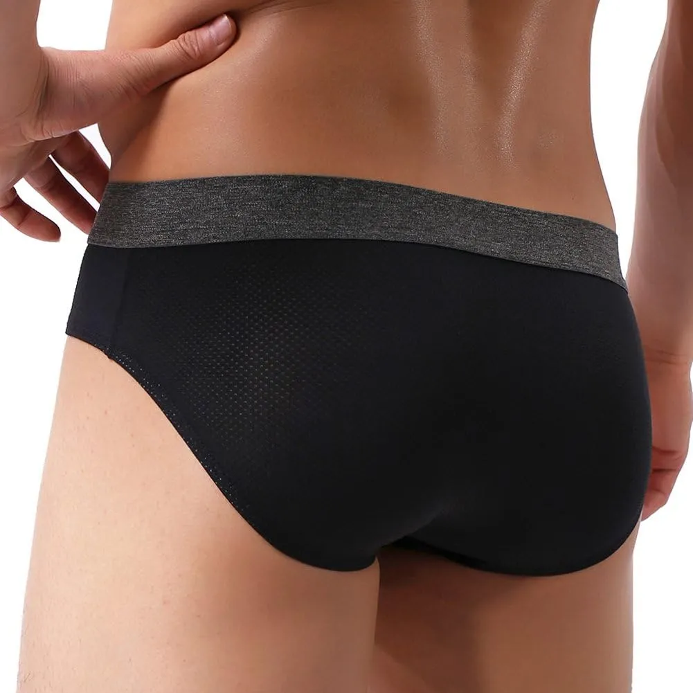 Summer Code Mens Micro Mesh Briefs Comfortable Bulge Pouch Underwear