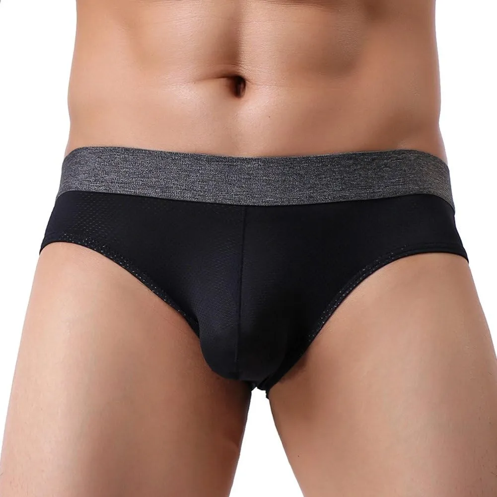 Summer Code Mens Micro Mesh Briefs Comfortable Bulge Pouch Underwear