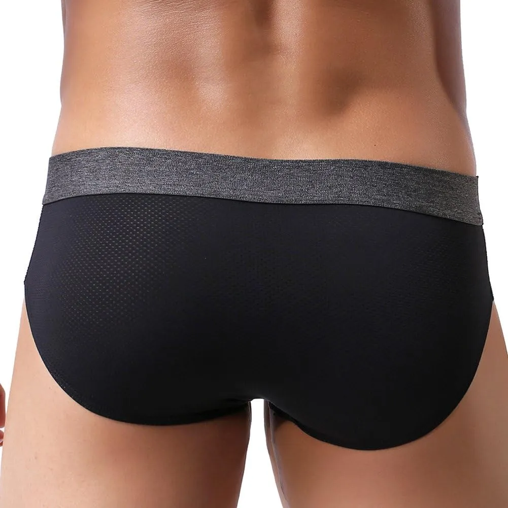 Summer Code Mens Micro Mesh Briefs Comfortable Bulge Pouch Underwear
