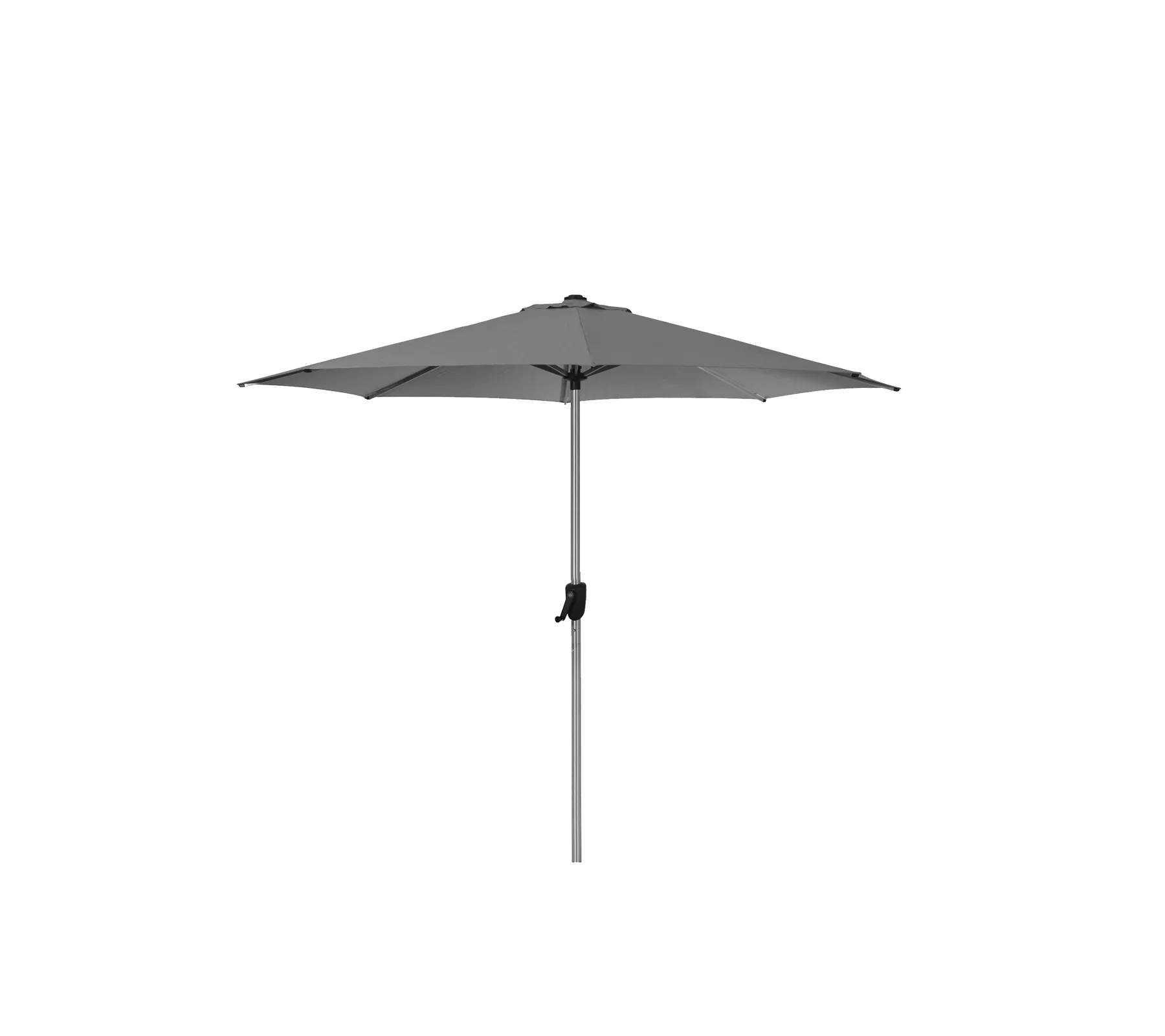 Sunshade parasol w/crank, dia. 3 m