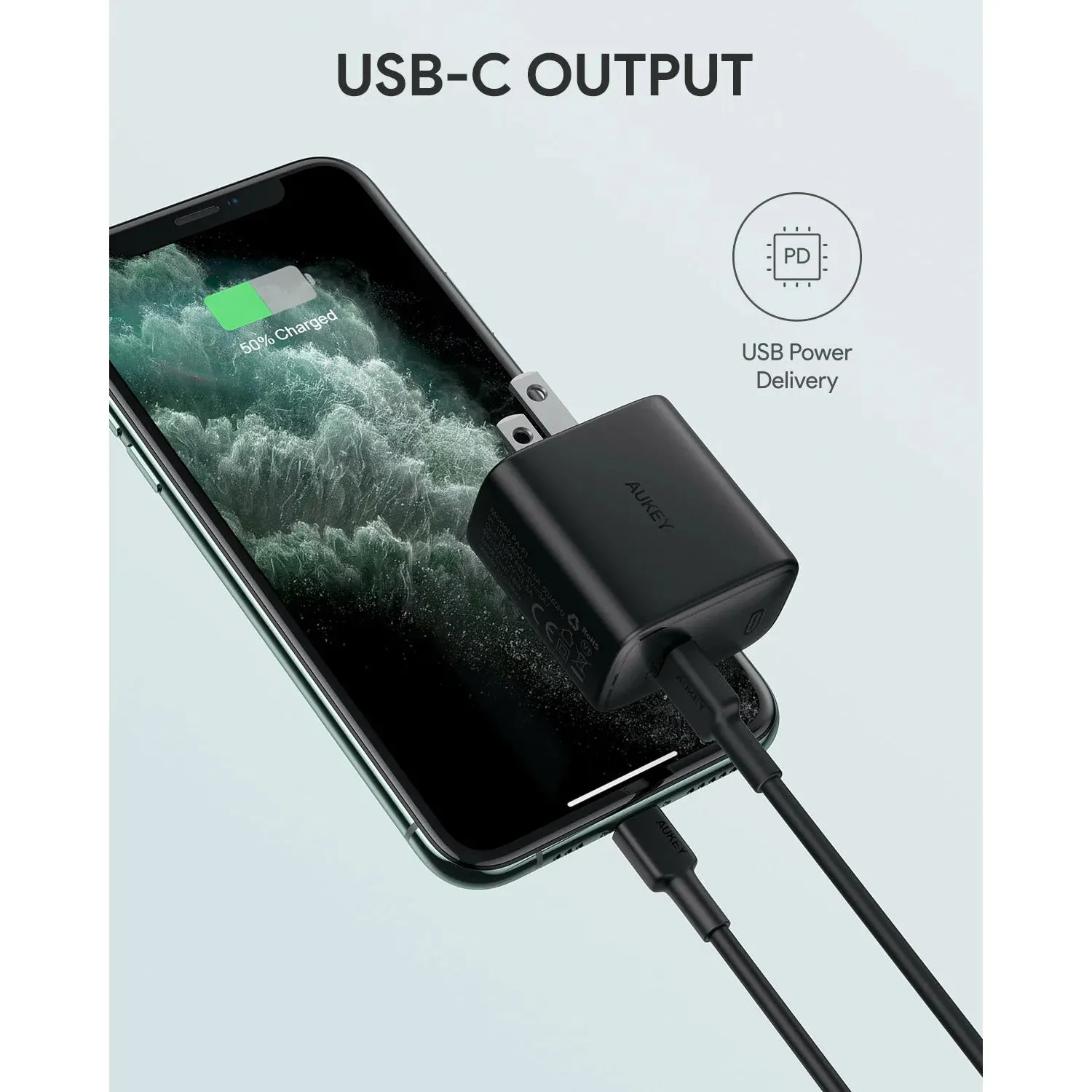 Swift Charger USB C 3.0  Foldable Plug 18W PA-F1