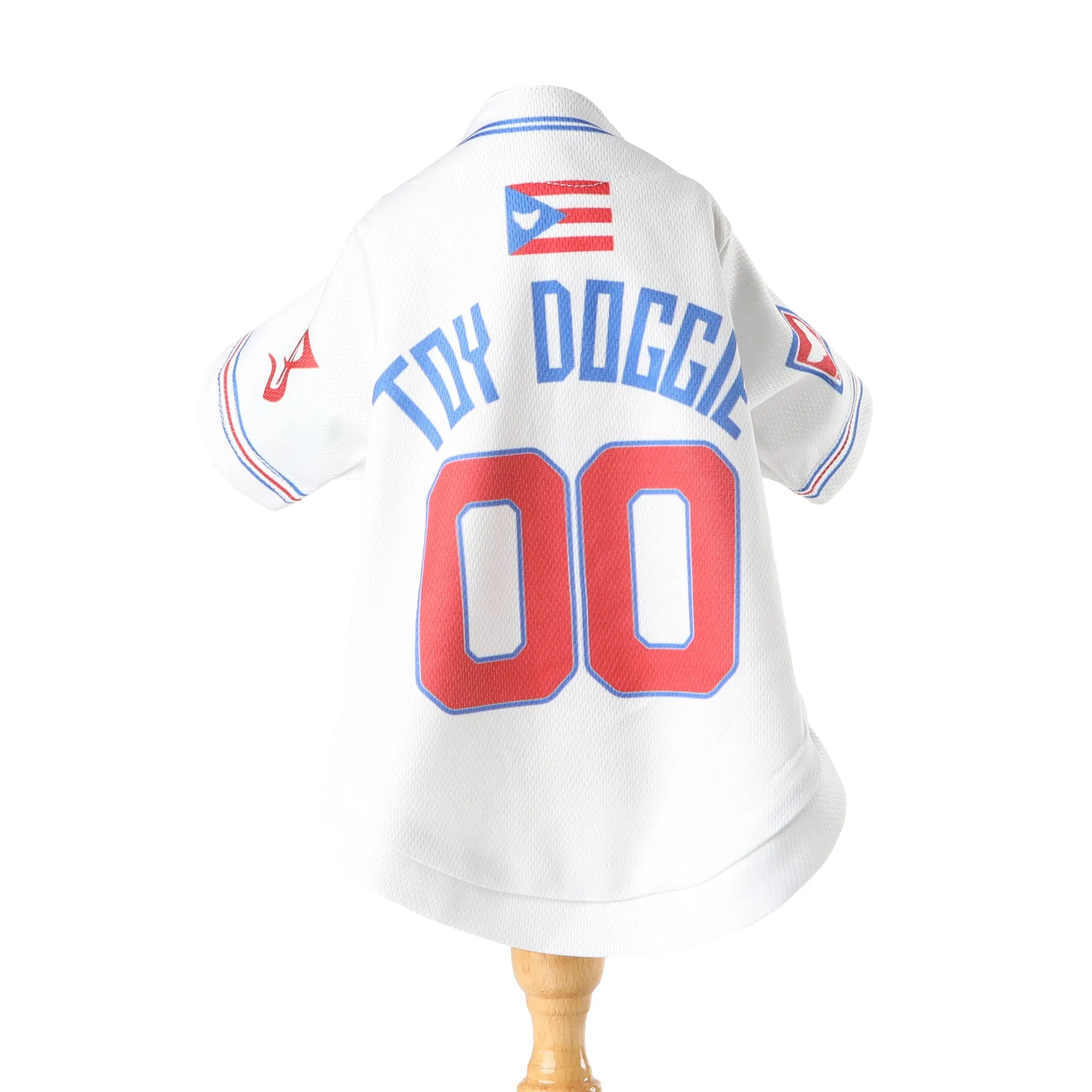 Toy Doggie Dog Baseball Jersey | Puerto Rico Baseball Fan | Toy Doggie™