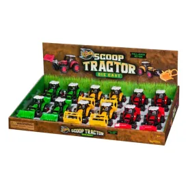 Toysmith Scoop Tractor-Toy Tractor, Die Cast - 3 Styles
