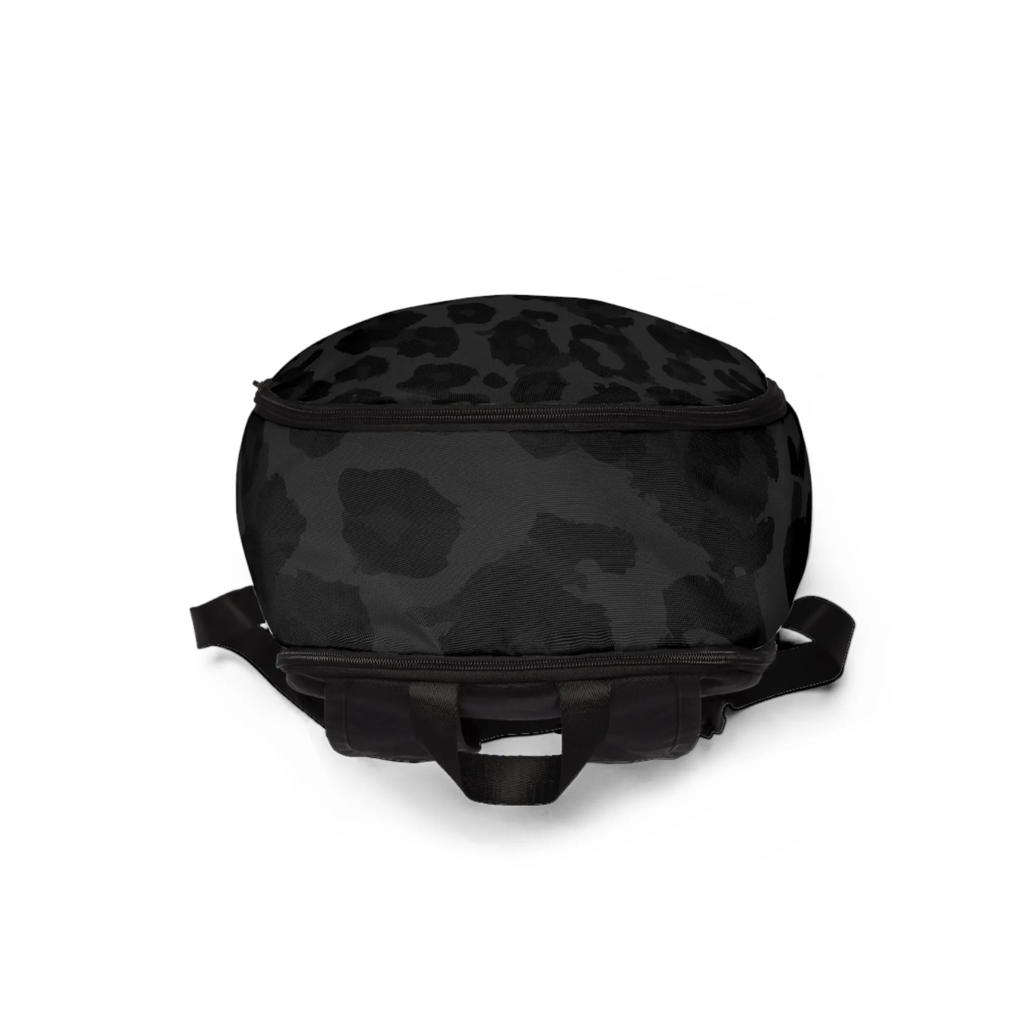 Vampire Art Grunge Black Leopard Fabric Backpack