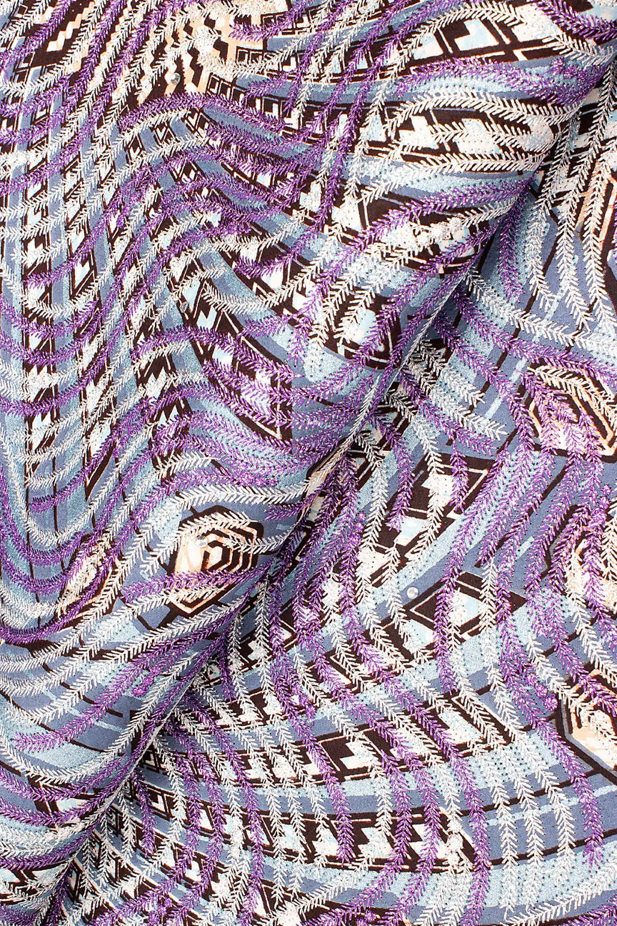 Vlisco Super Wax Gold with Lace Embroidery - VHL5024